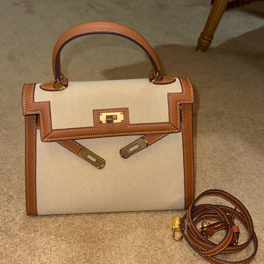 Beautiful large top handle bag